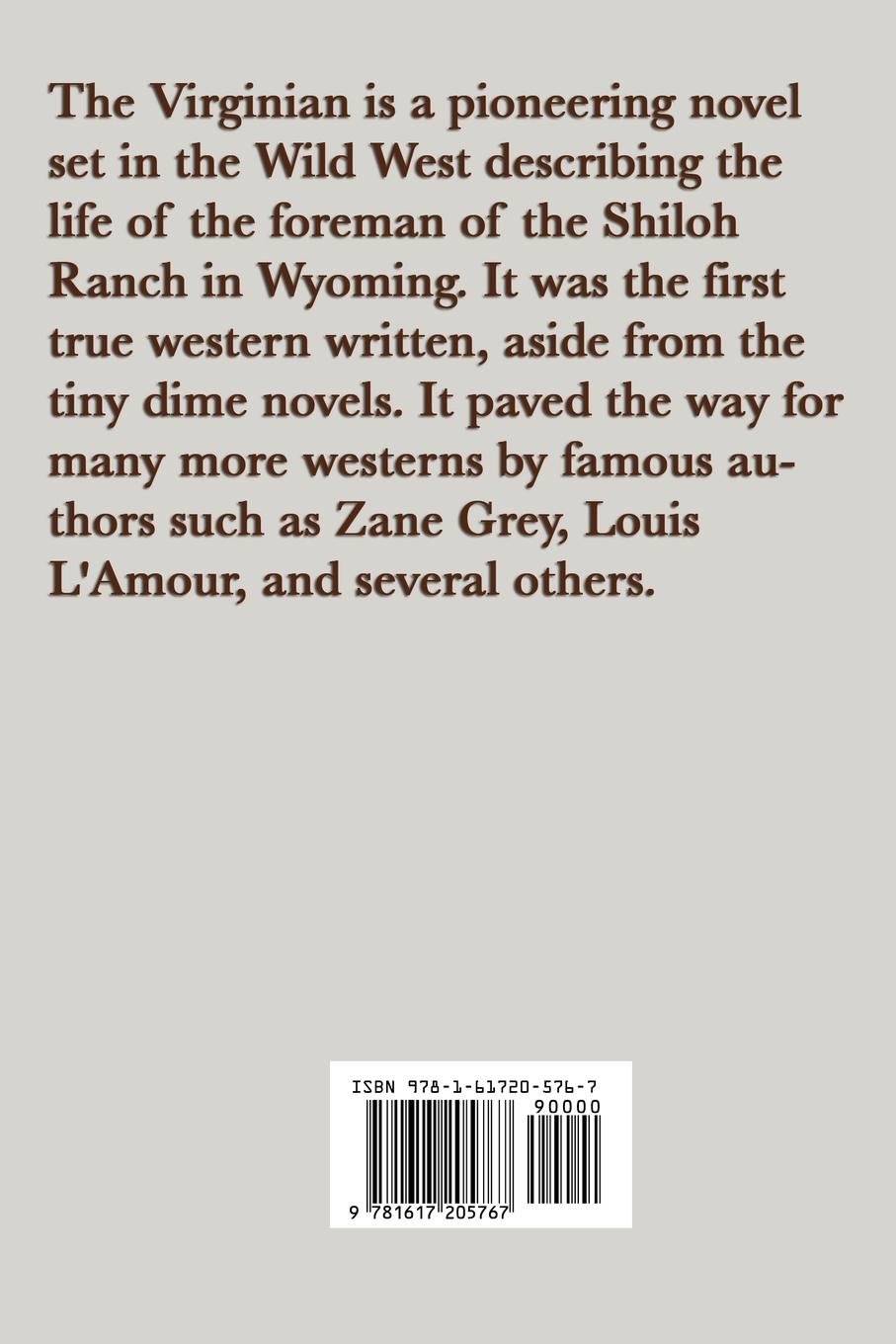 Rückseitencover The Virginian