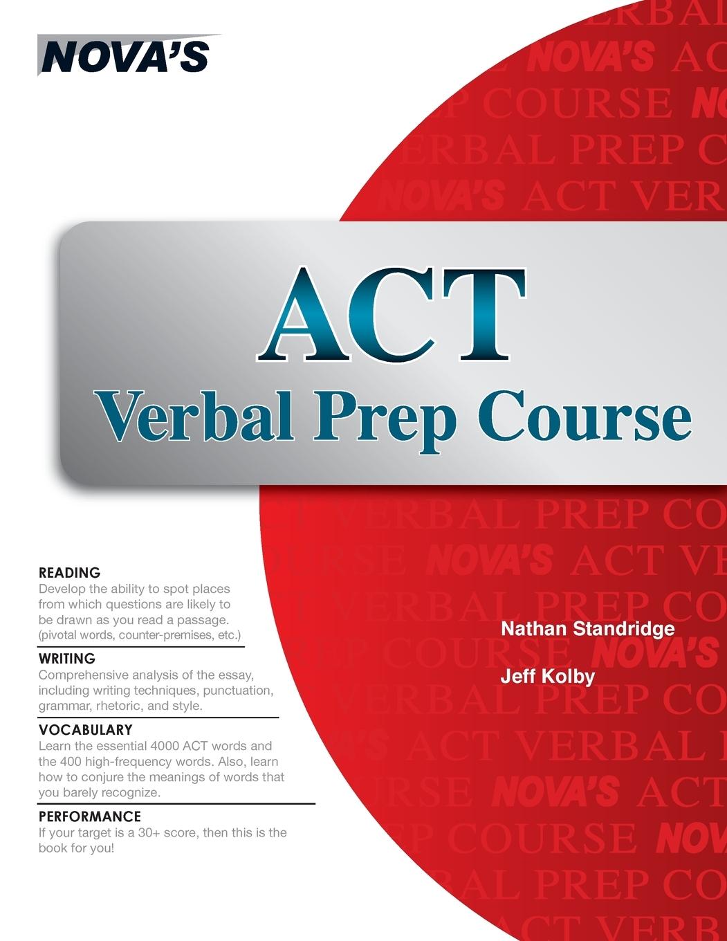 Vorderes Coverbild ACT Verbal Prep Course