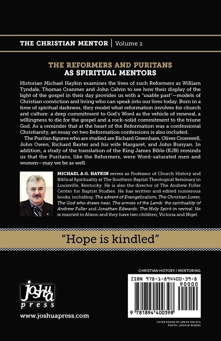 Rückseitencover The Reformers and Puritans as Spiritual Mentors