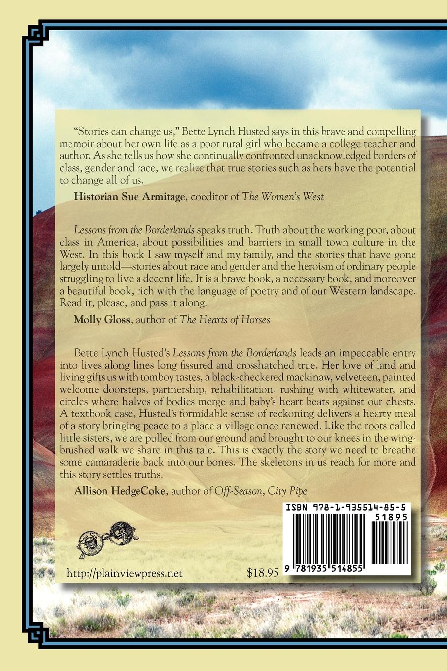 Rückseitencover Lessons from the Borderlands