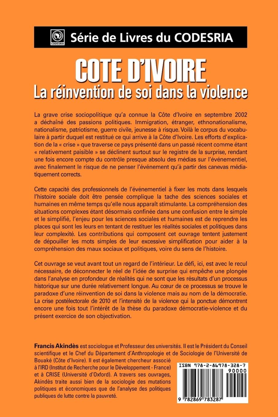 Rückseitencover Côte d'Ivoire