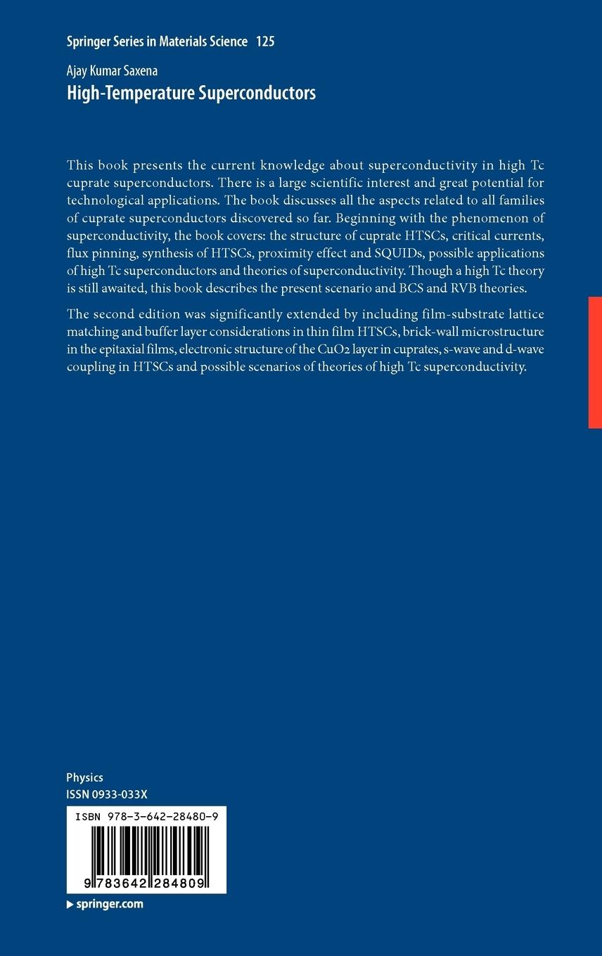 Rückseitencover High-Temperature Superconductors