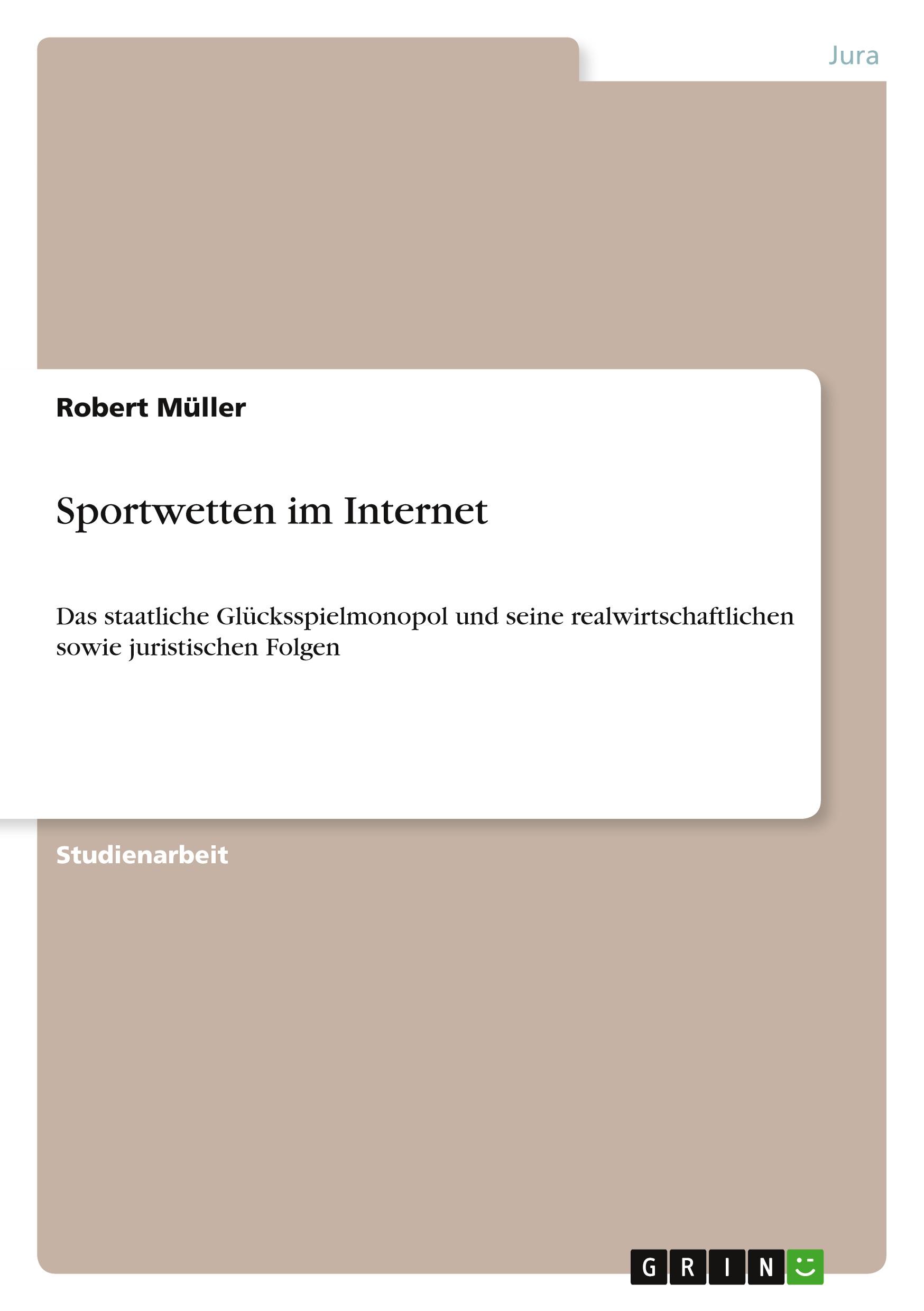 Vorderes Coverbild Sportwetten im Internet