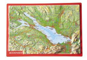 Vorderes Coverbild Reliefpostkarte Bodensee