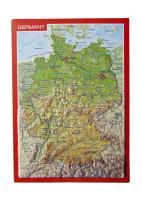 Vorderes Coverbild Reliefpostkarte Deutschland