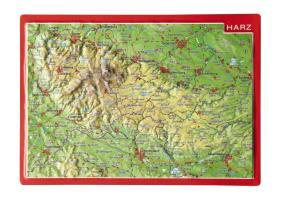 Vorderes Coverbild Reliefpostkarte Harz