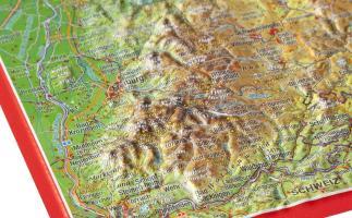 Beispielinhalt (Bild) Reliefpostkarte Schwarzwald