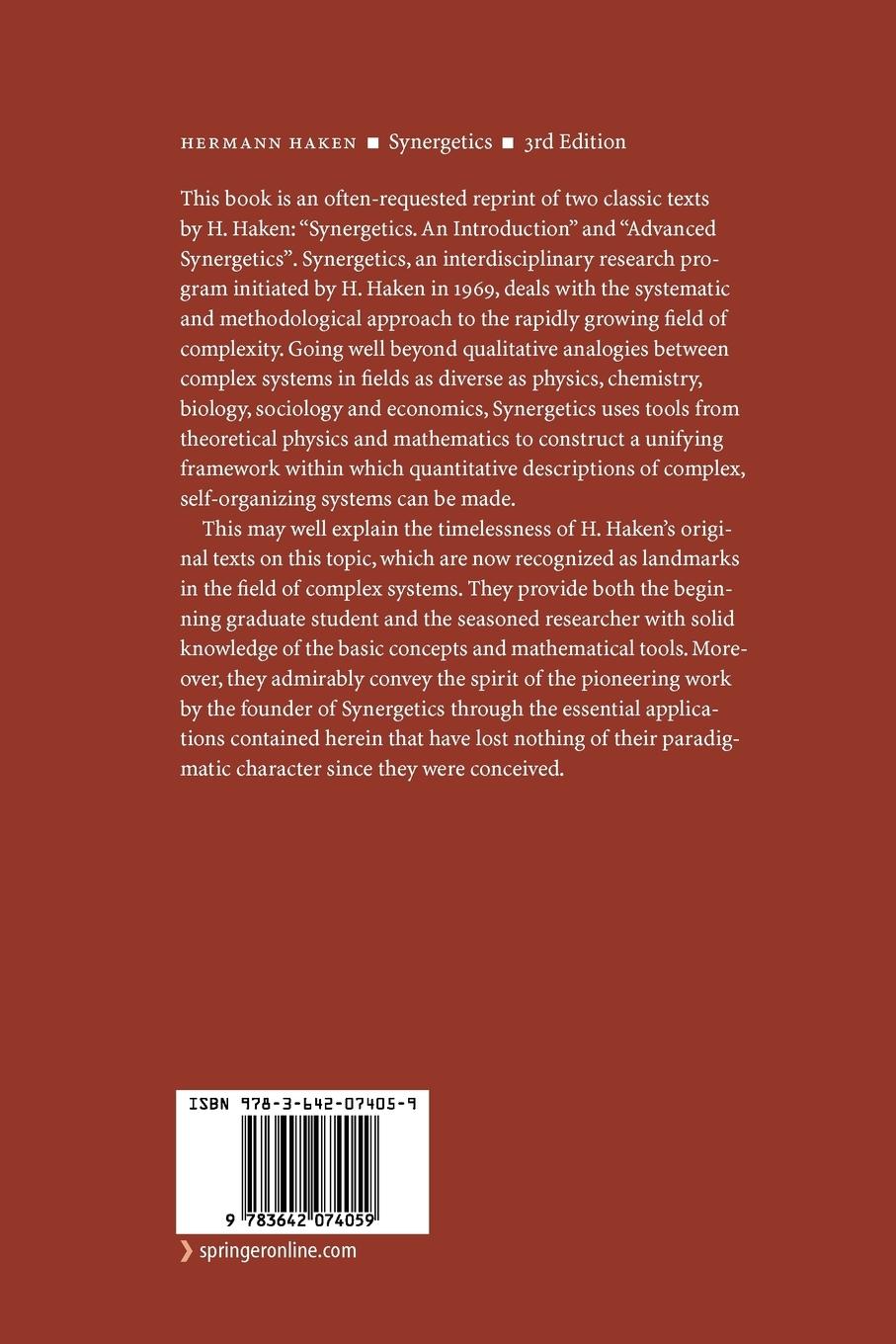 Rückseitencover Synergetics