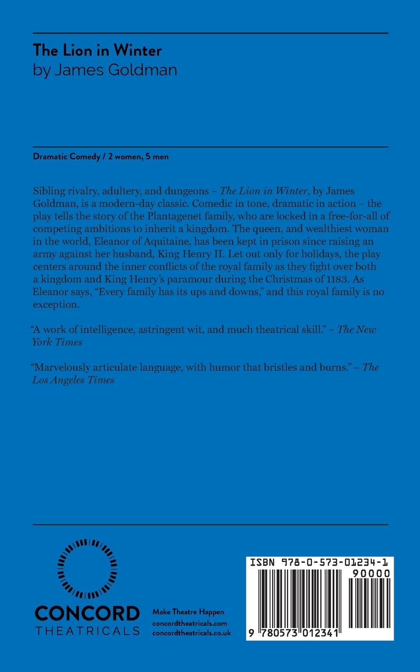 Rückseitencover The Lion in Winter