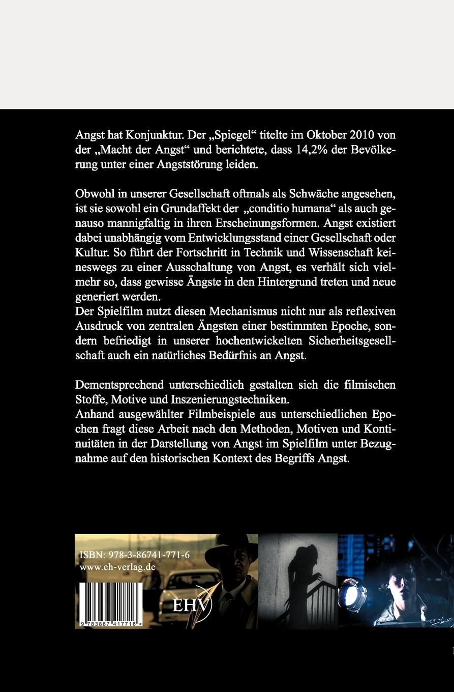Rückseitencover Angst und Film