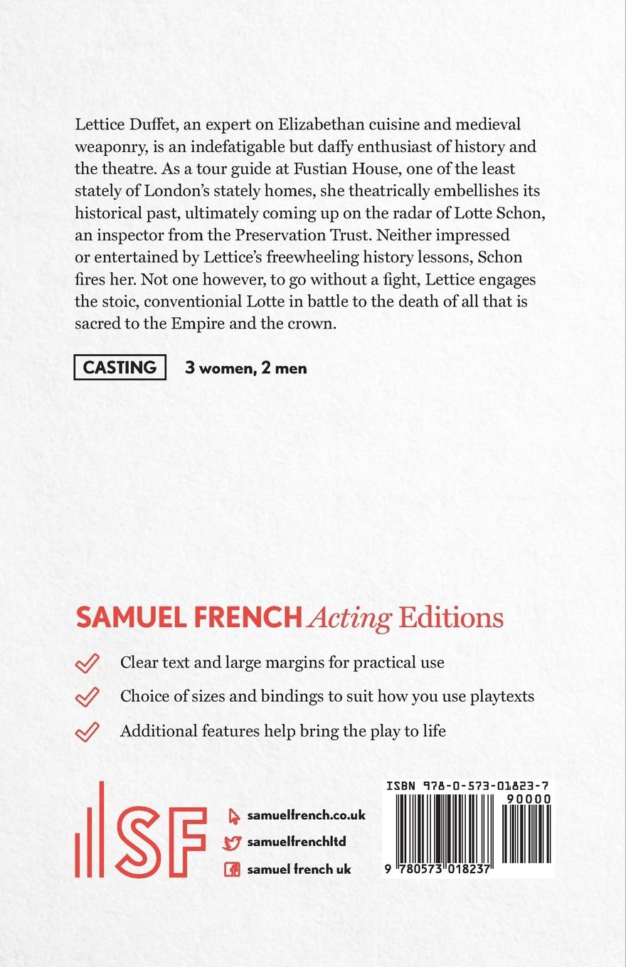 Rückseitencover Lettice and Lovage - A Comedy