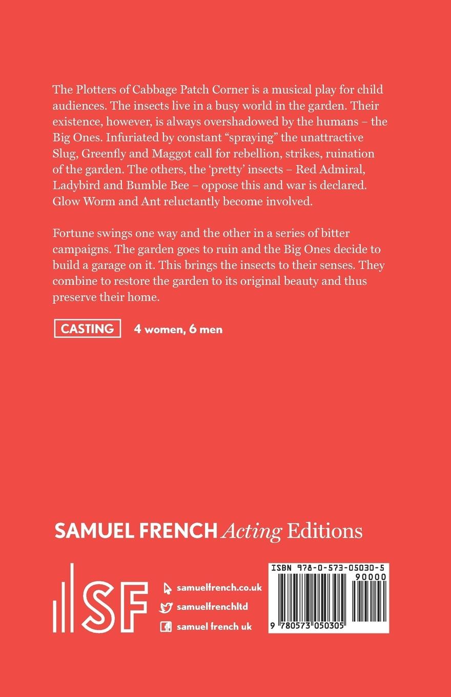 Rückseitencover The Plotters of Cabbage Patch Corner - A Musical Play for Children