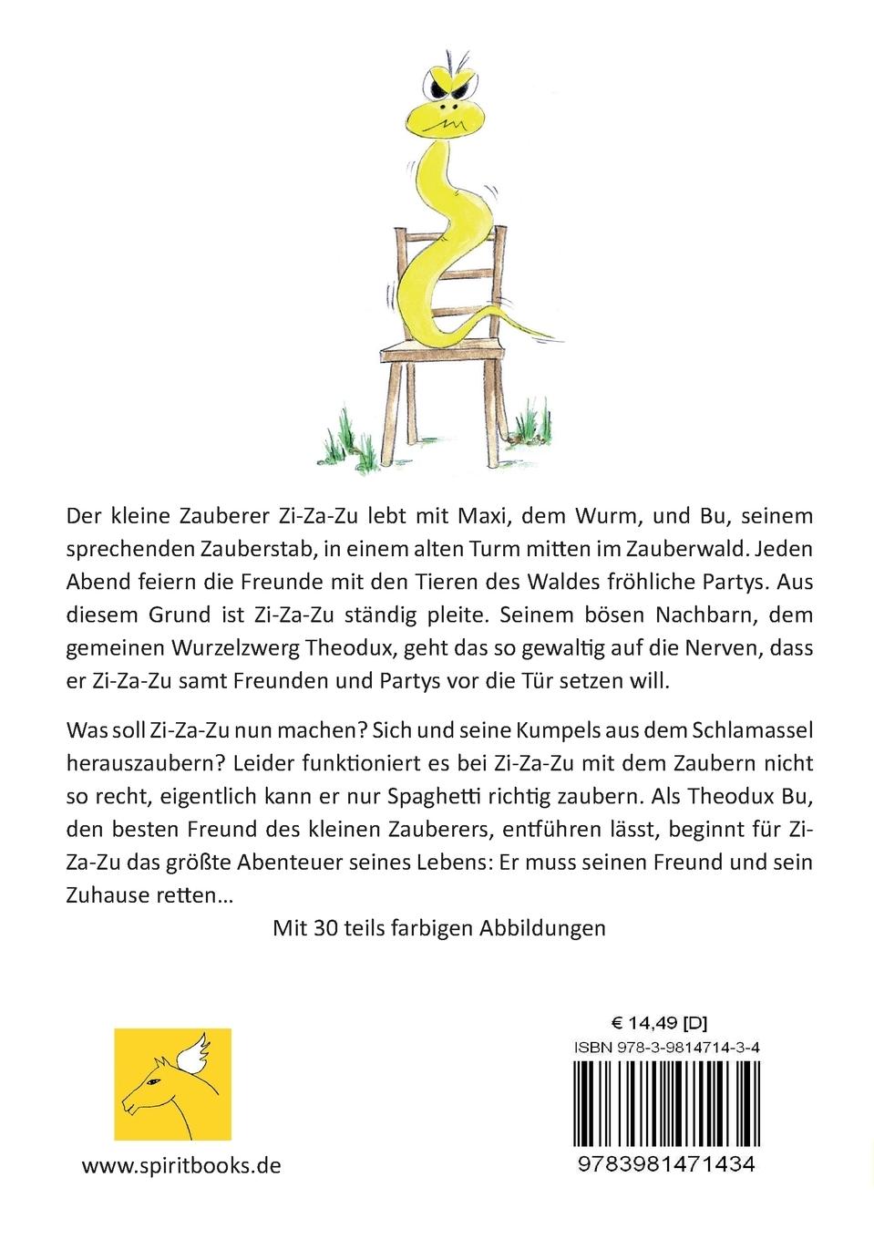 Rückseitencover Zi-Za-Zu, der kleine Zauberer