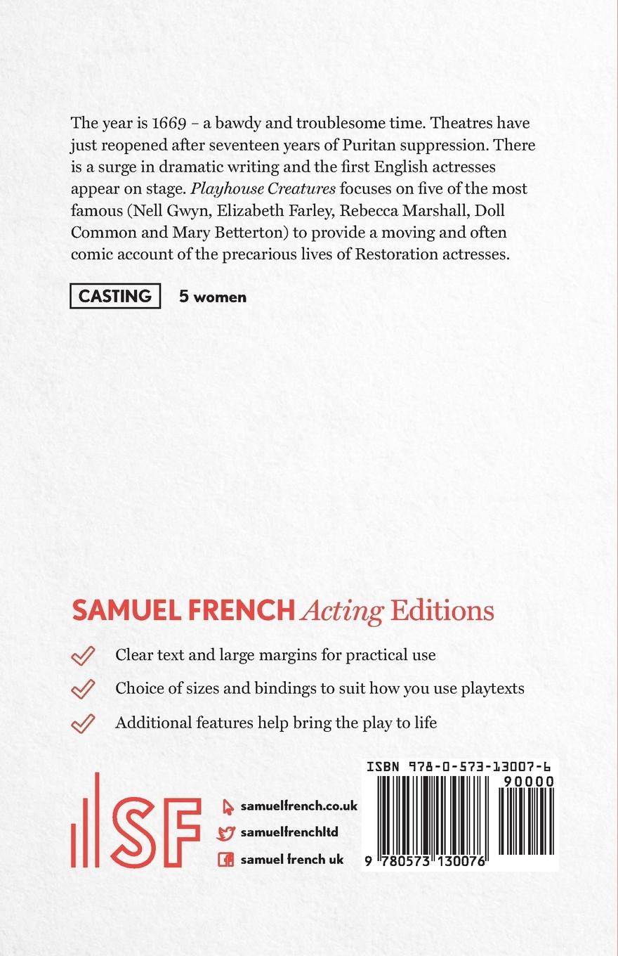 Rückseitencover Playhouse Creatures