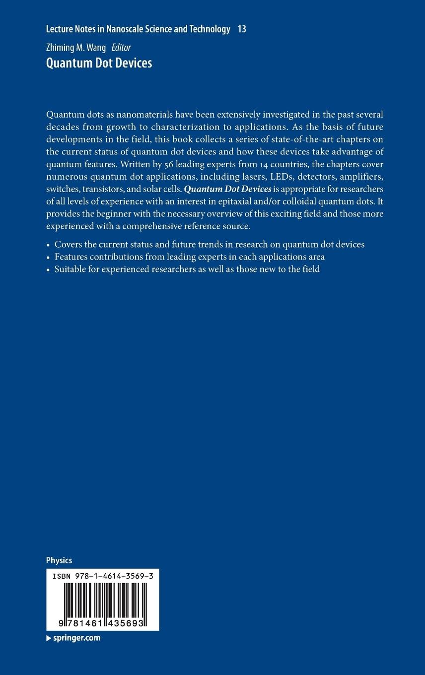 Rückseitencover Quantum Dot Devices