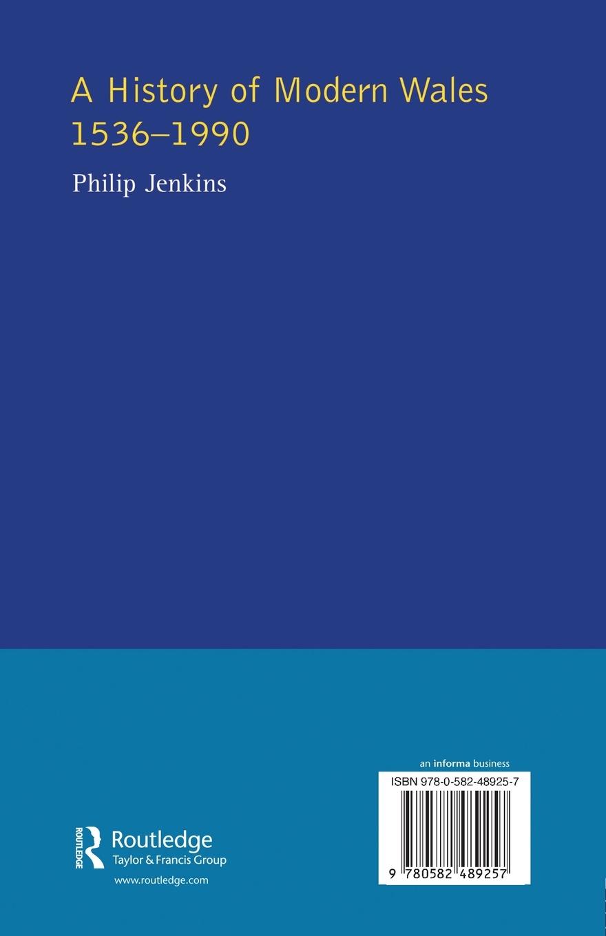 Rückseitencover A History of Modern Wales 1536-1990