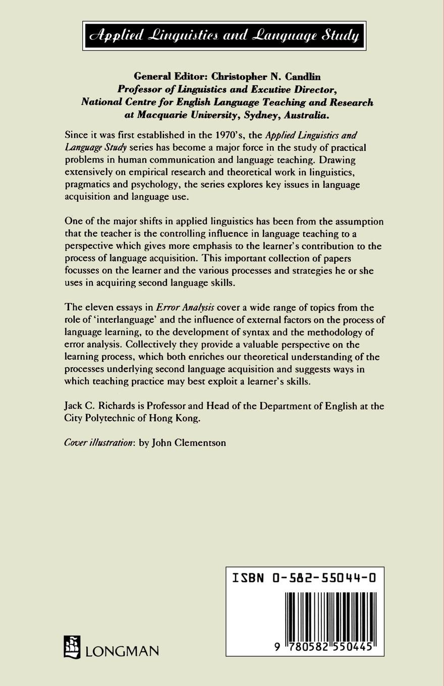 Rückseitencover Error Analysis