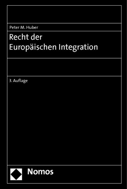Vorderes Coverbild Recht der Europäischen Integration