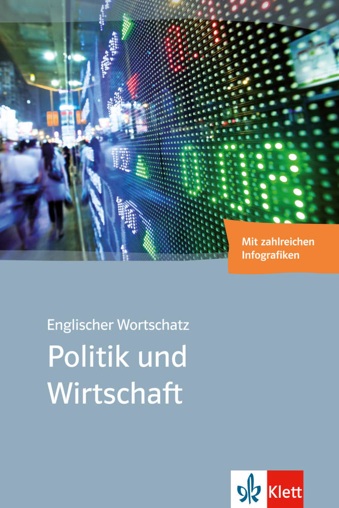 Vorderes Coverbild Englischer Wortschatz Politik und Wirtschaft