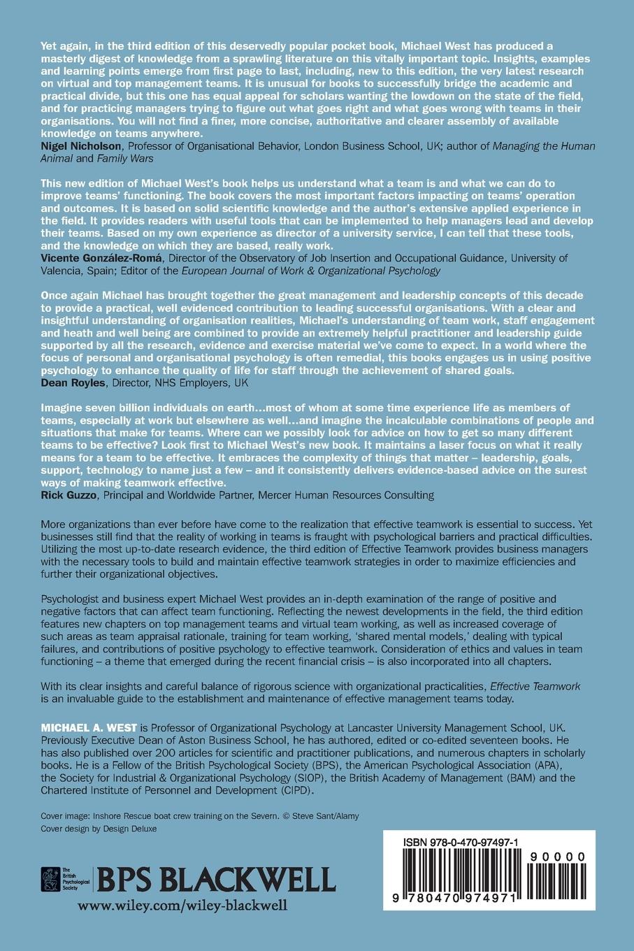 Rückseitencover Effective Teamwork