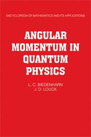 Vorderes Coverbild Angular Momentum in Quantum Physics