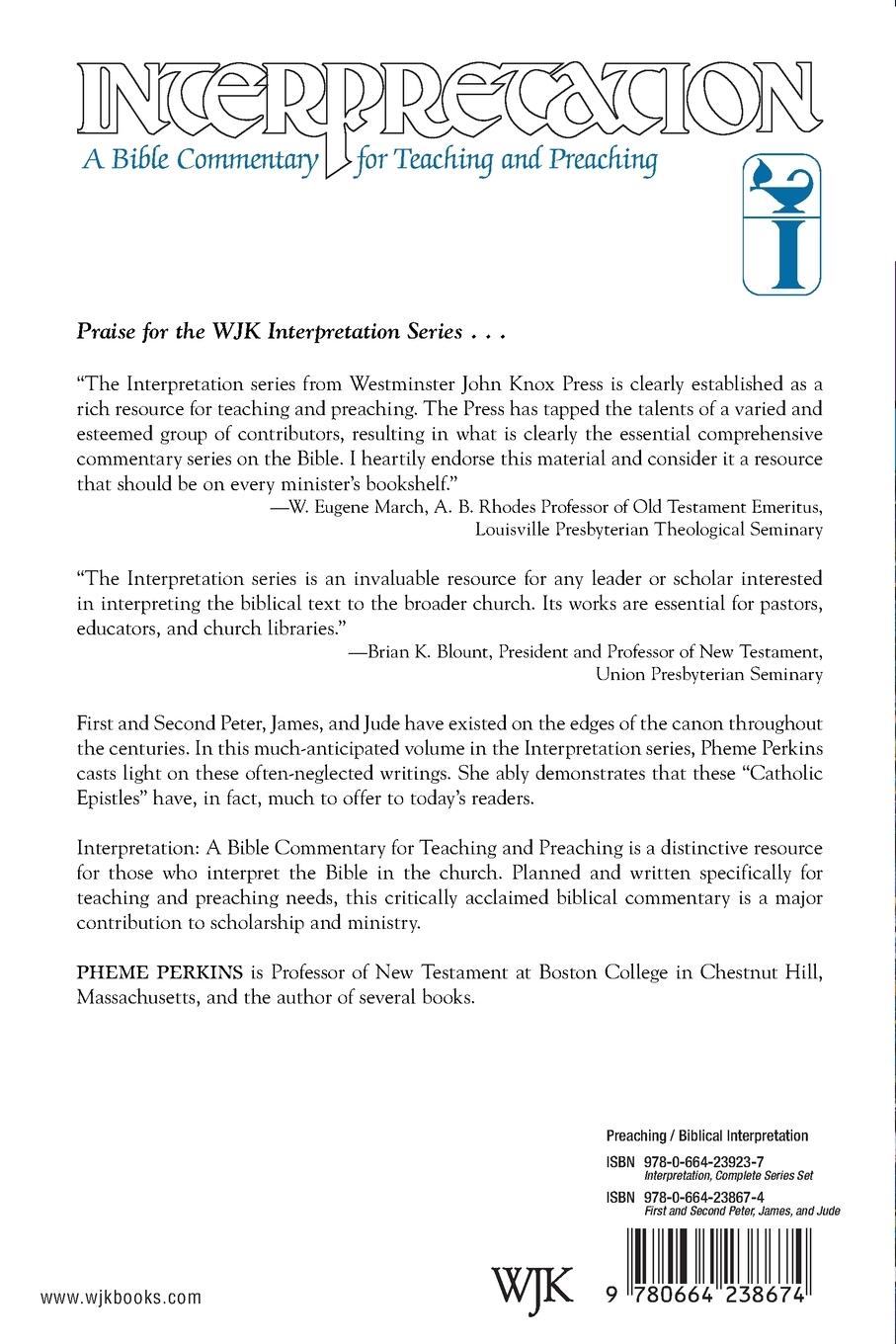 Rückseitencover First and Second Peter, James, and Jude
