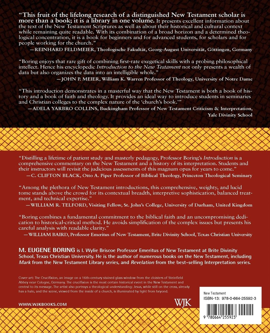 Rückseitencover An Introduction to the New Testament