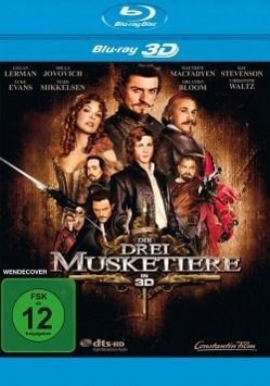 Vorderes Coverbild Die Drei Musketiere 3D
