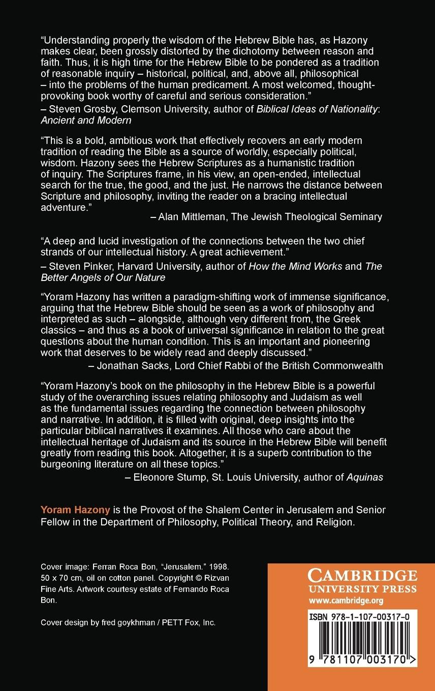 Rückseitencover The Philosophy of Hebrew Scripture