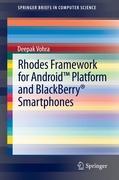 Vorderes Coverbild Rhodes Framework for Android(TM) Platform and BlackBerry® Smartphones