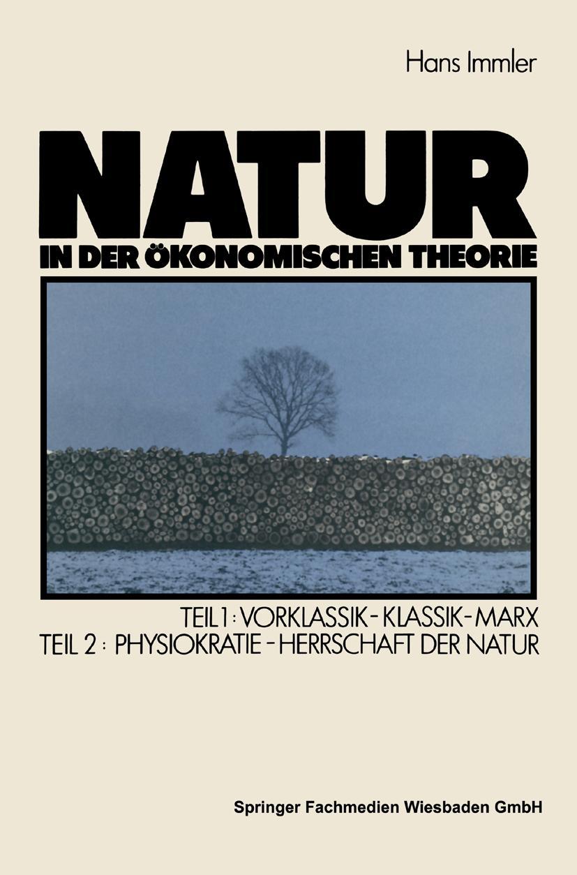 Vorderes Coverbild Natur in der ökonomischen Theorie