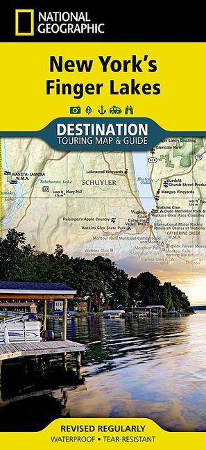 Vorderes Coverbild New York's Finger Lakes Map