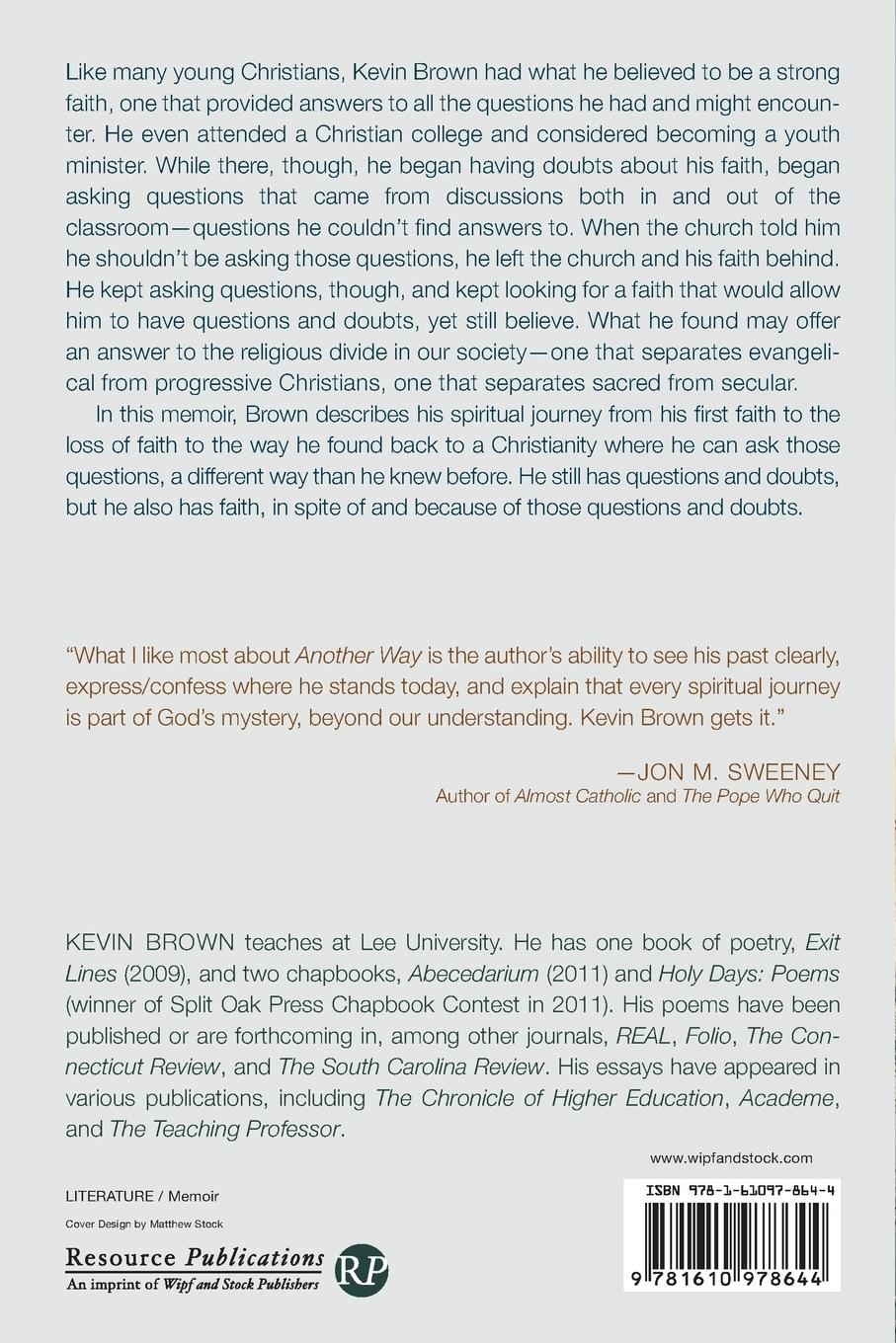 Rückseitencover Another Way