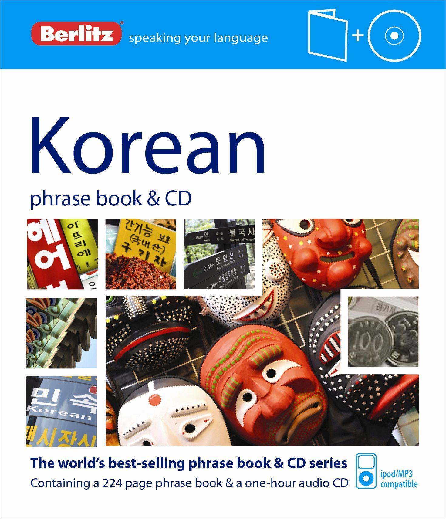 Vorderes Coverbild Berlitz Language: Korean Phrase Book & CD