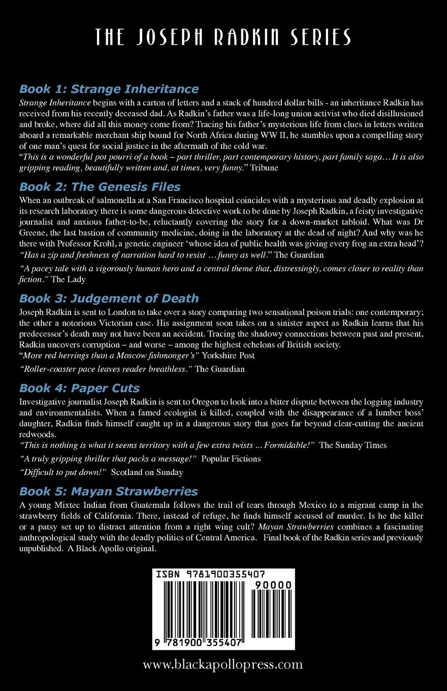 Rückseitencover Joseph Radkin Investigations - Book 5