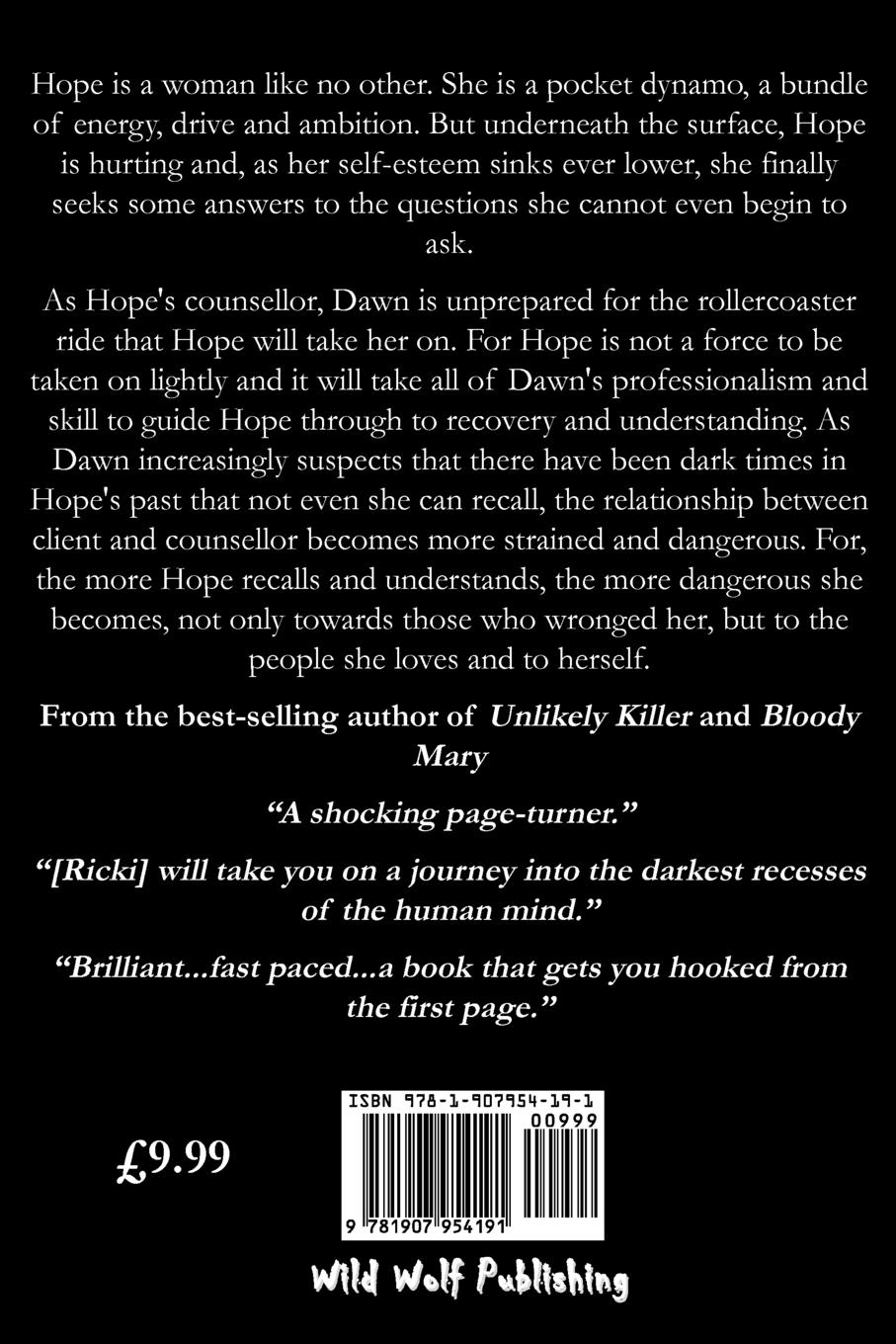 Rückseitencover Hope's Vengeance