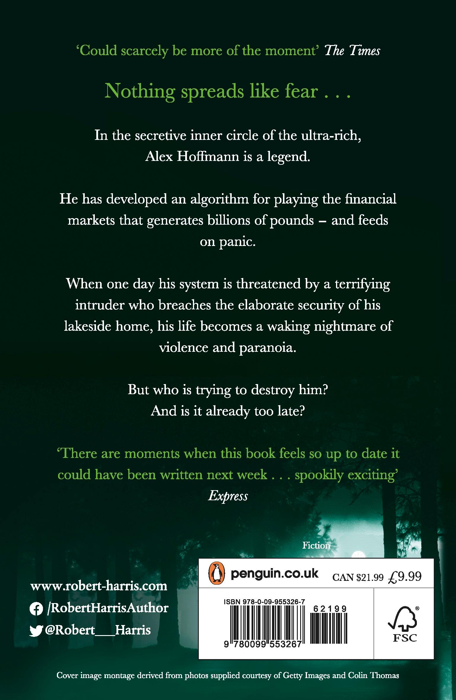 Rückseitencover The Fear Index