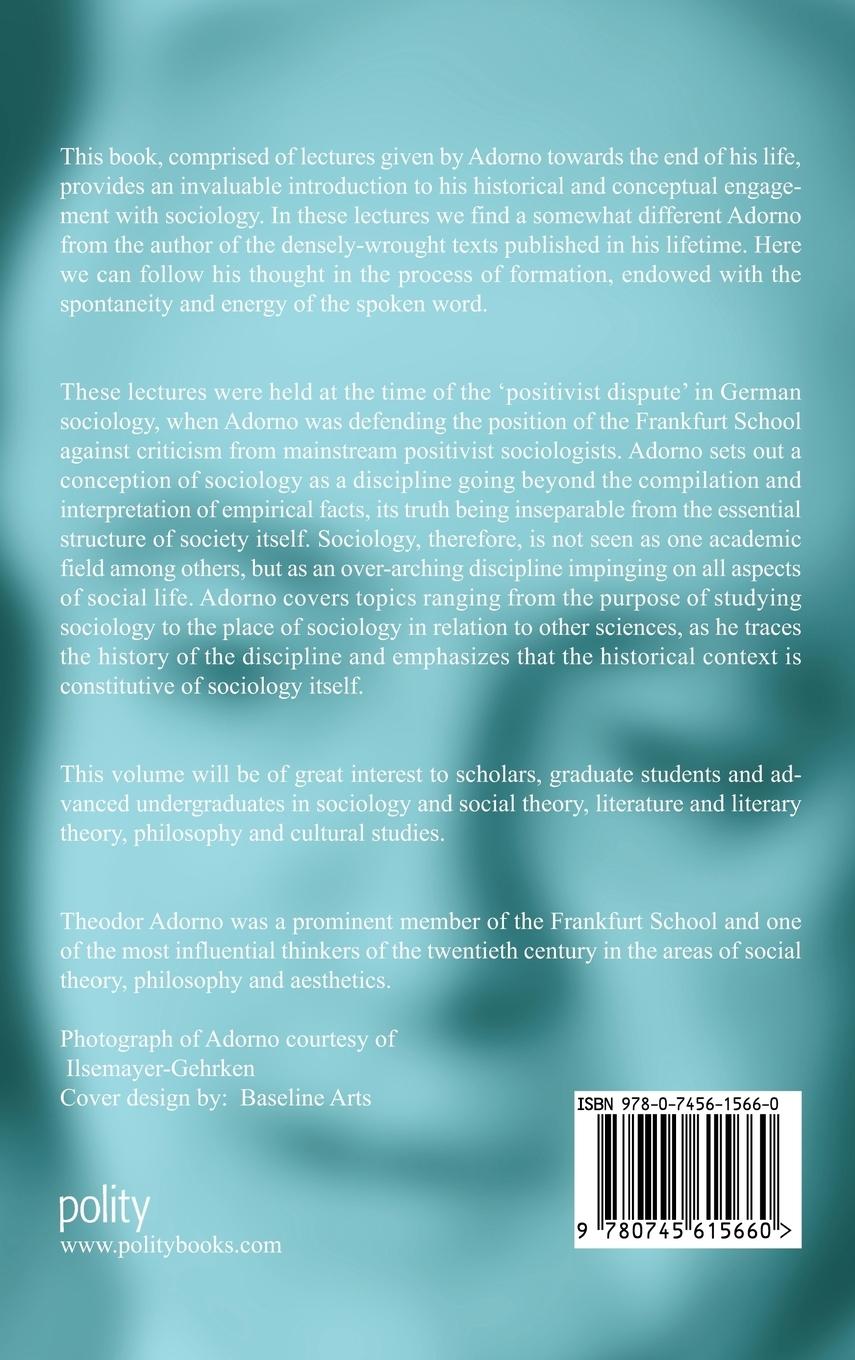 Rückseitencover Introduction to Sociology