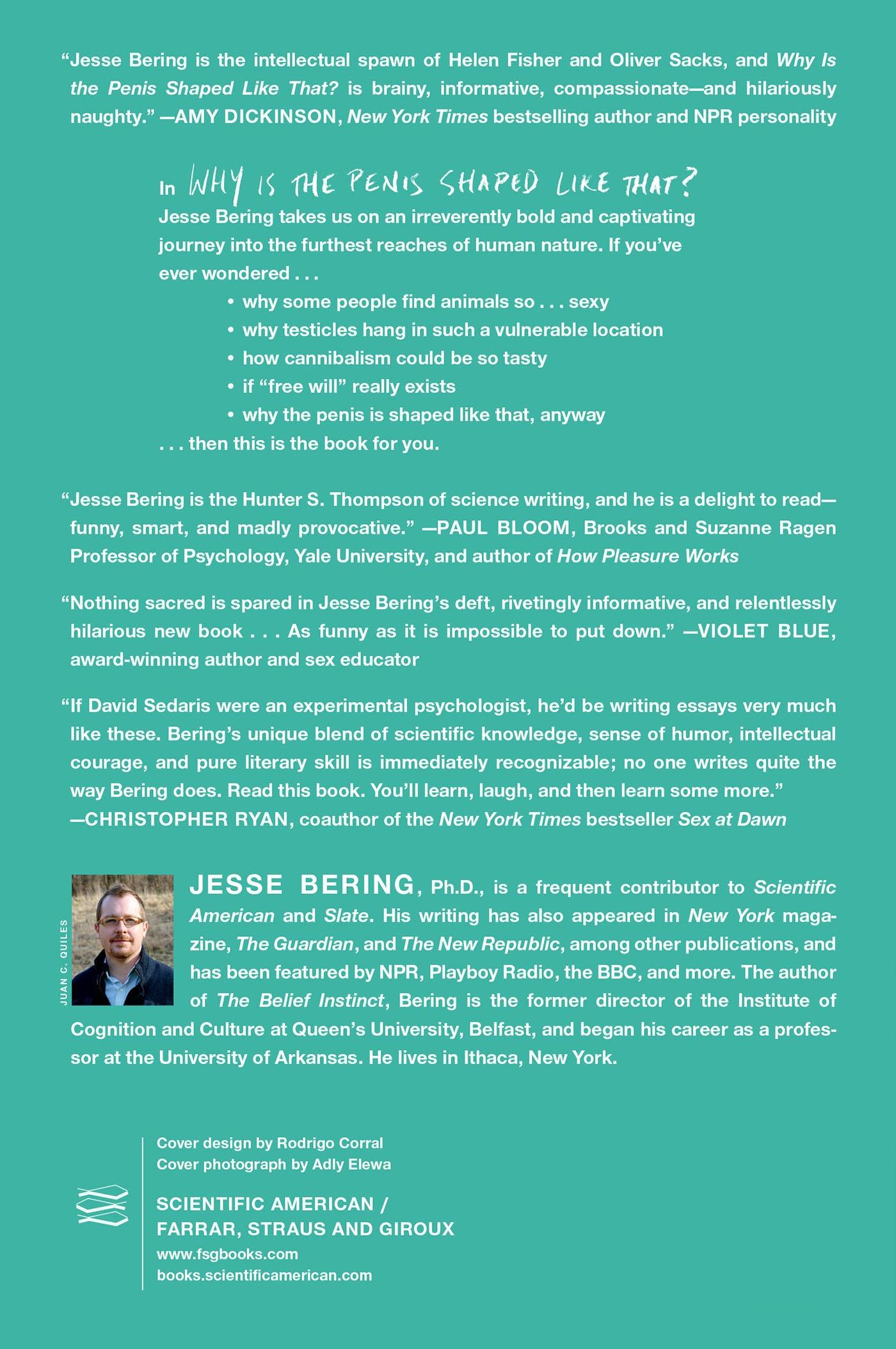 Rückseitencover Why Is the Penis Shaped Like That?