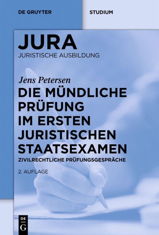 Vorderes Coverbild Die mündliche Prüfung im ersten juristischen Staatsexamen
