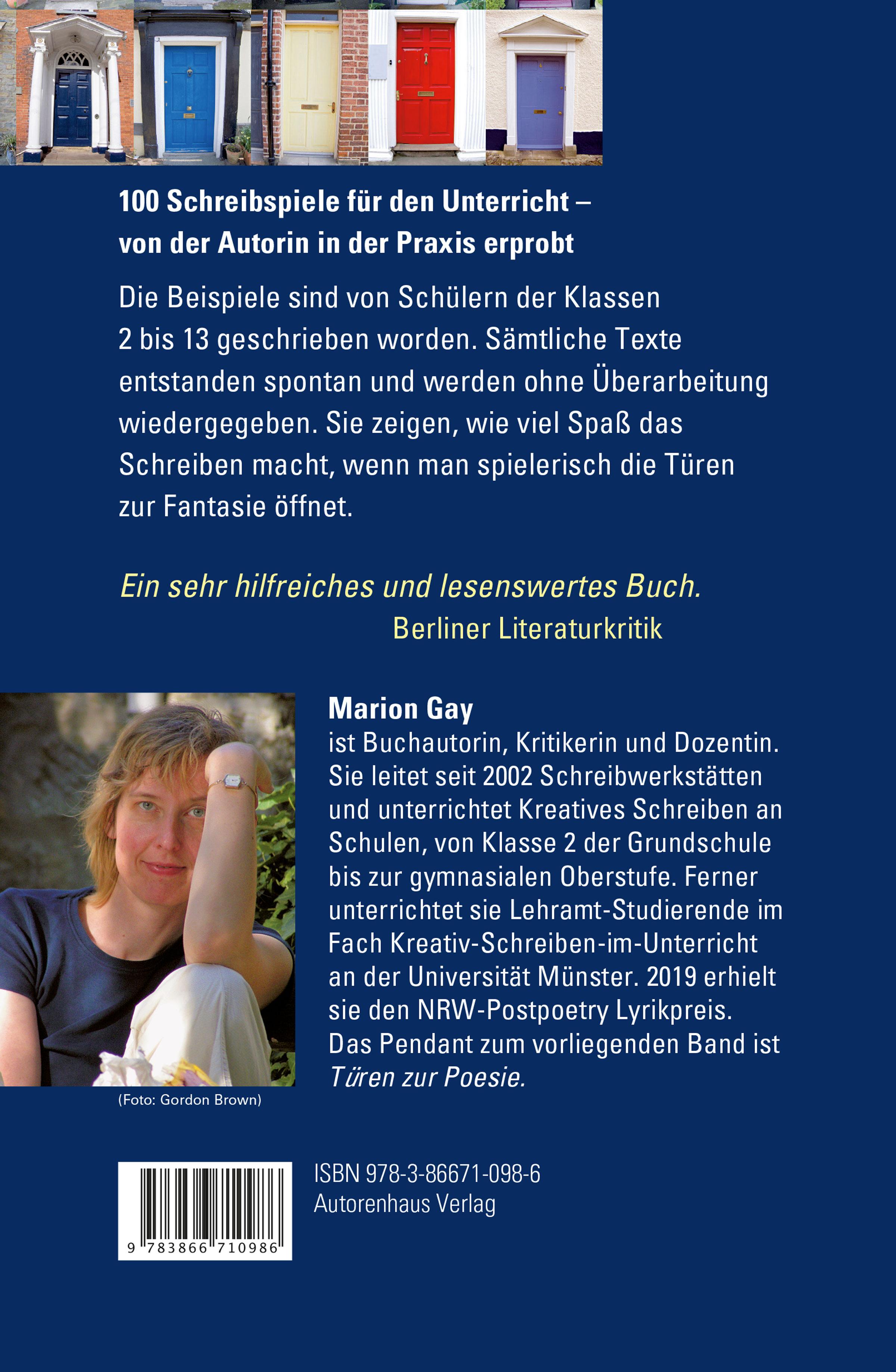 Rückseitencover Türen zur Fantasie