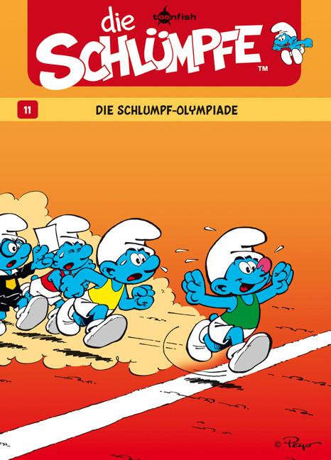 Vorderes Coverbild Die Schlümpfe 11. Die Schlumpf-Olympiade