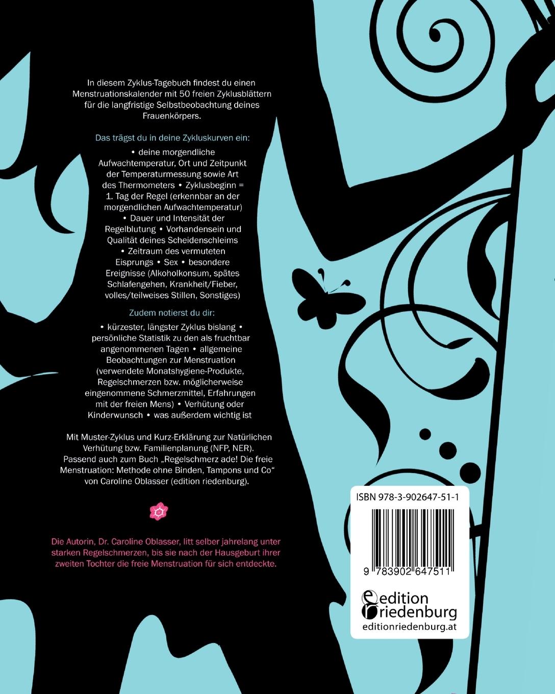 Rückseitencover Alle meine Tage - Menstruationskalender