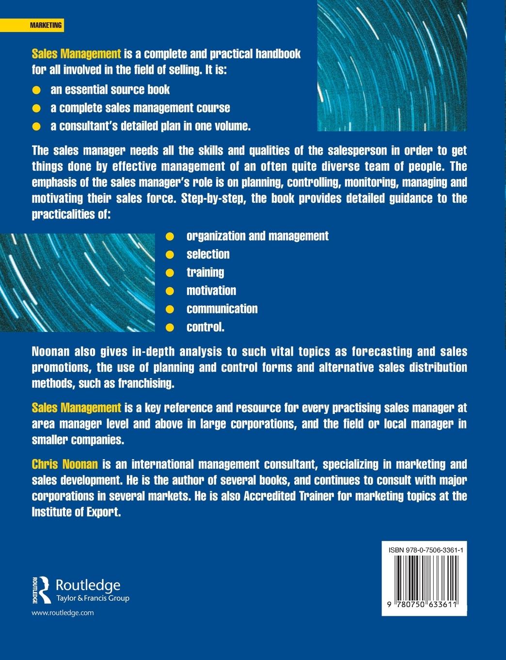 Rückseitencover Sales Management