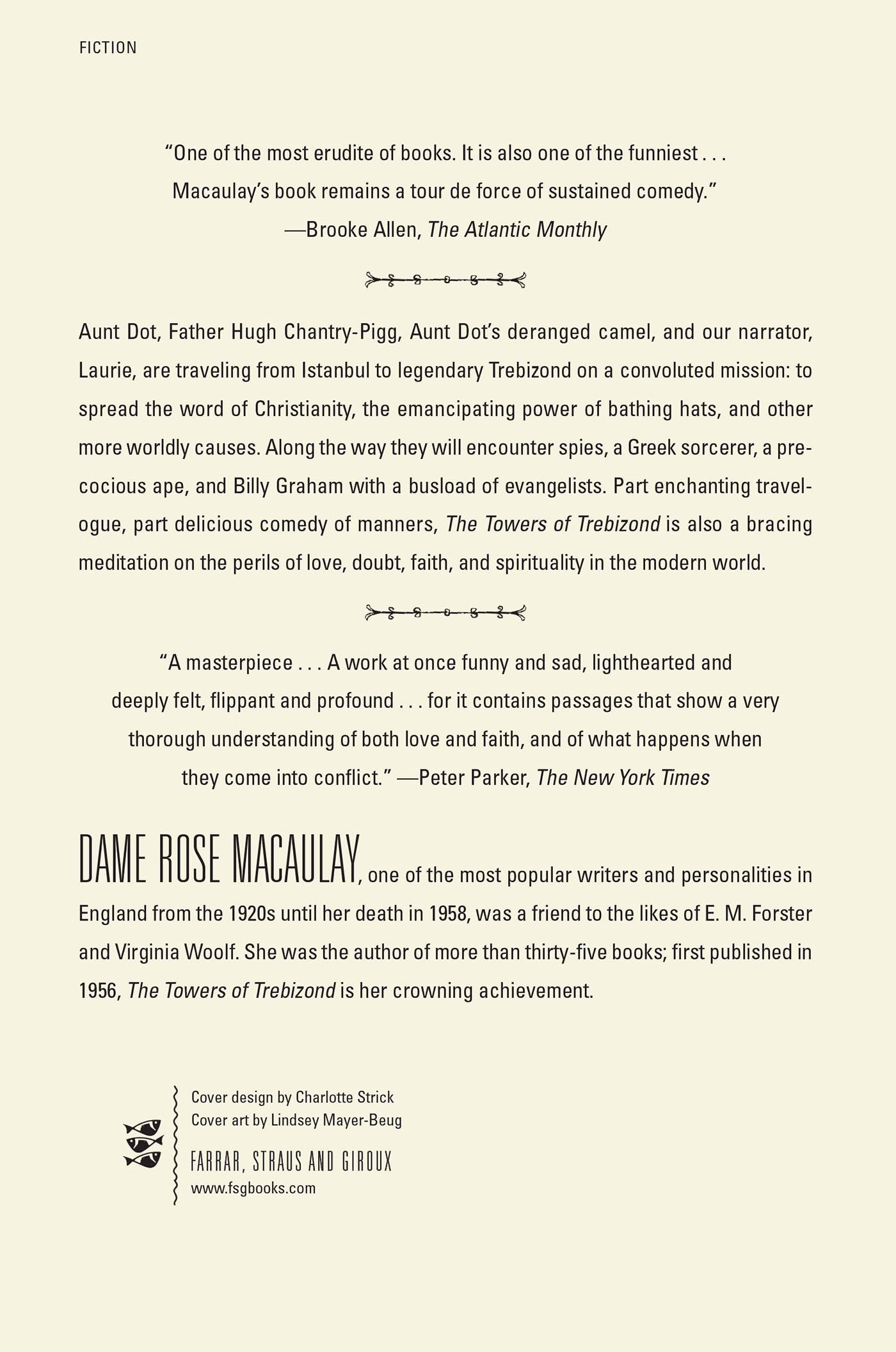 Rückseitencover Towers of Trebizond