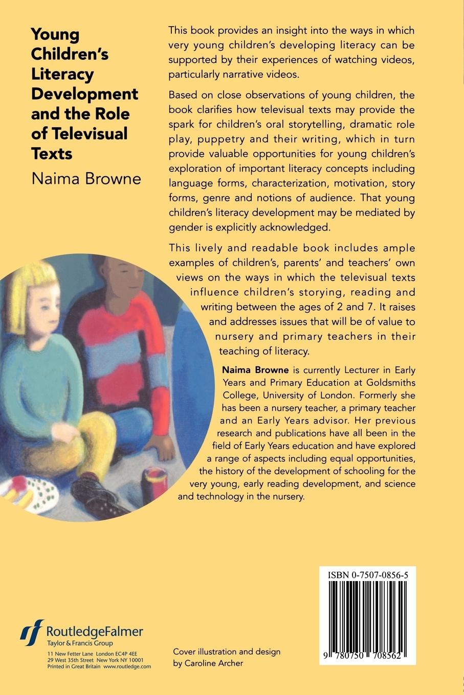 Rückseitencover Young Children's Literacy Development and the Role of Televisual Texts