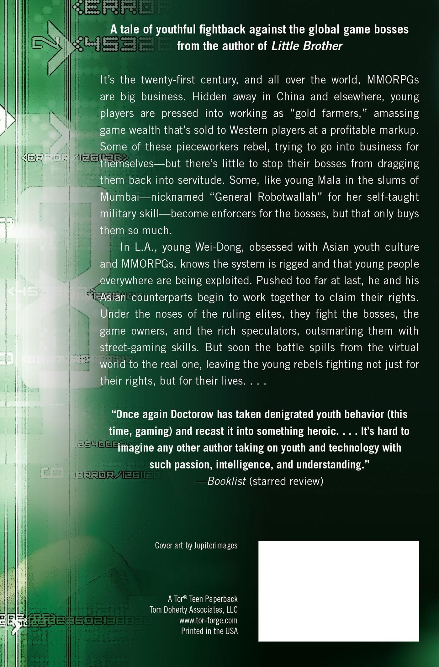 Rückseitencover For the Win