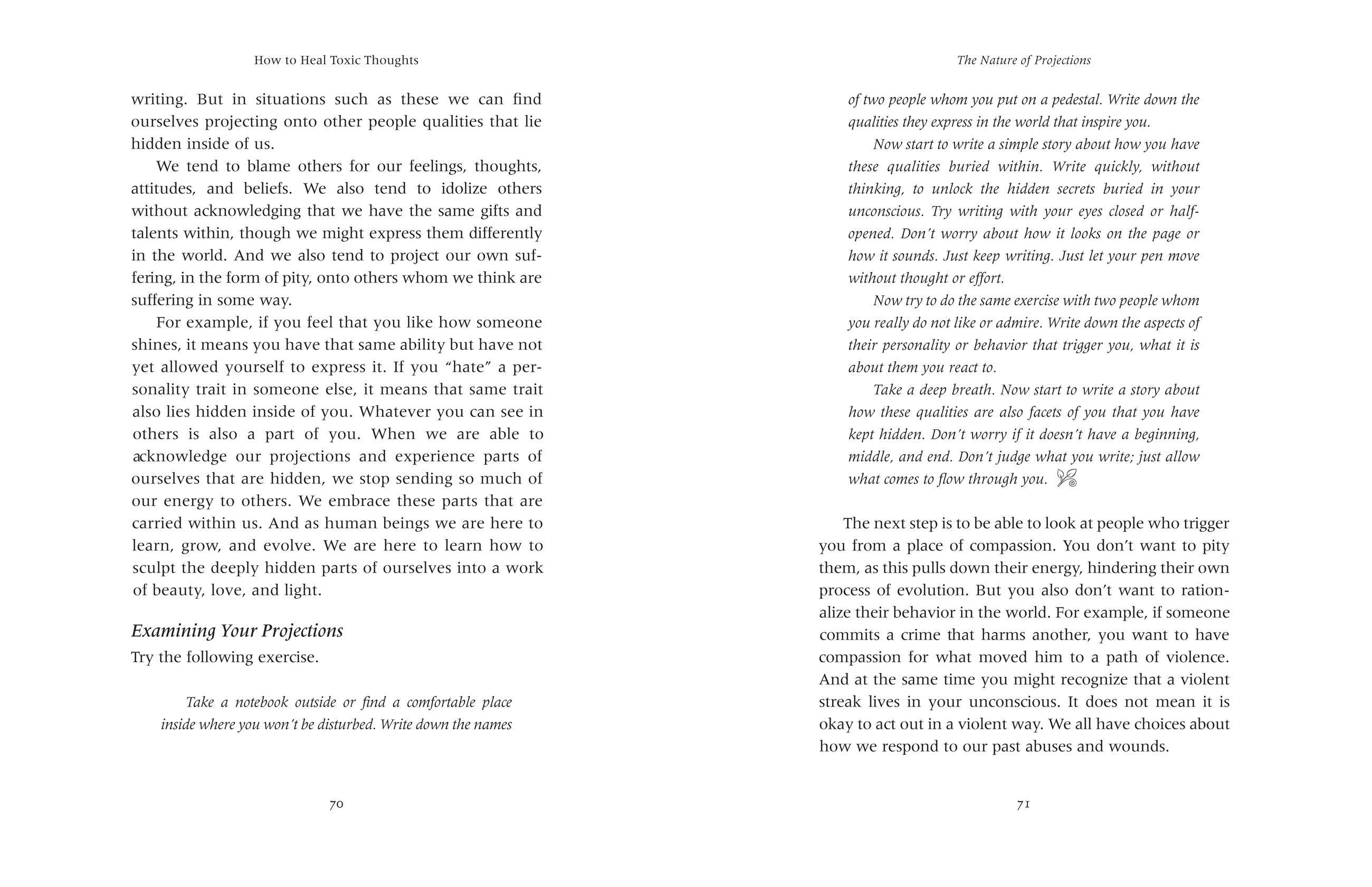 Beispielinhalt (Bild) How to Heal Toxic Thoughts