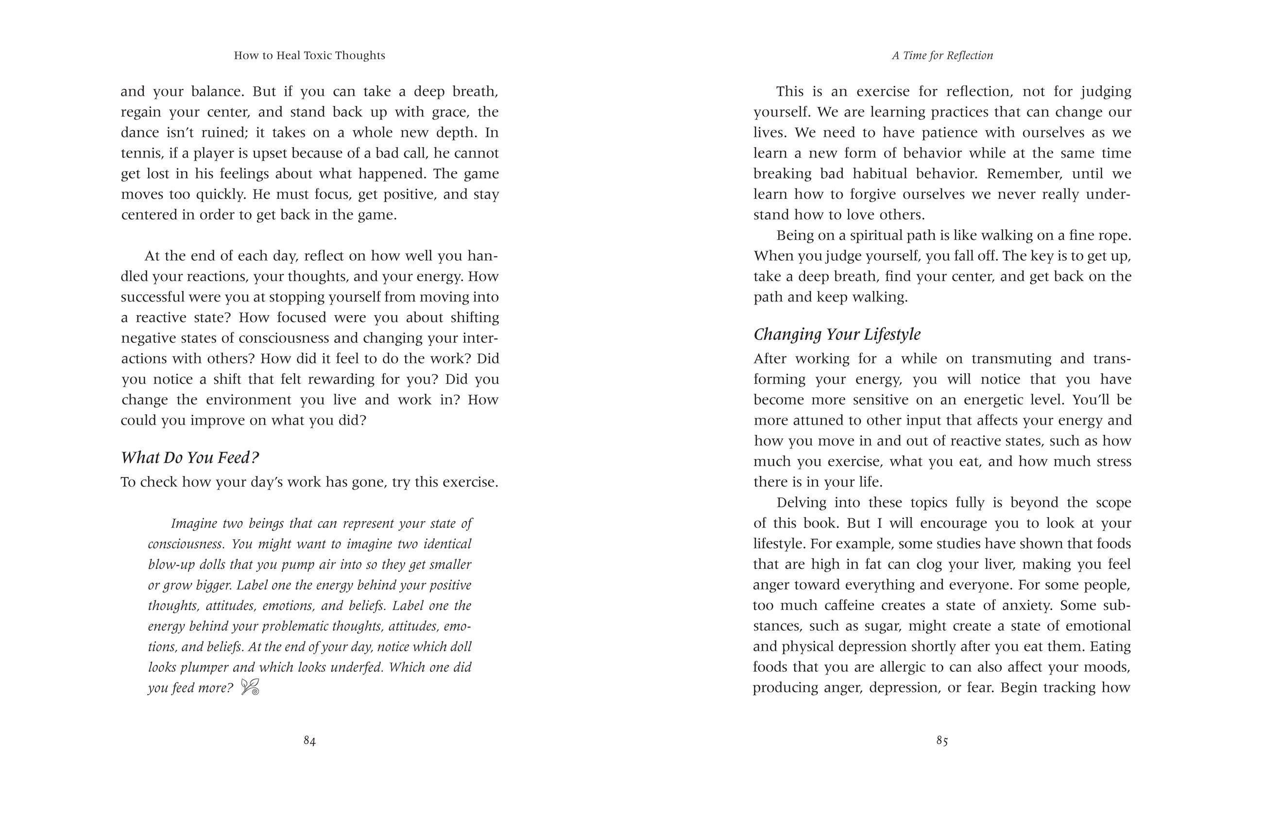 Beispielinhalt (Bild) How to Heal Toxic Thoughts