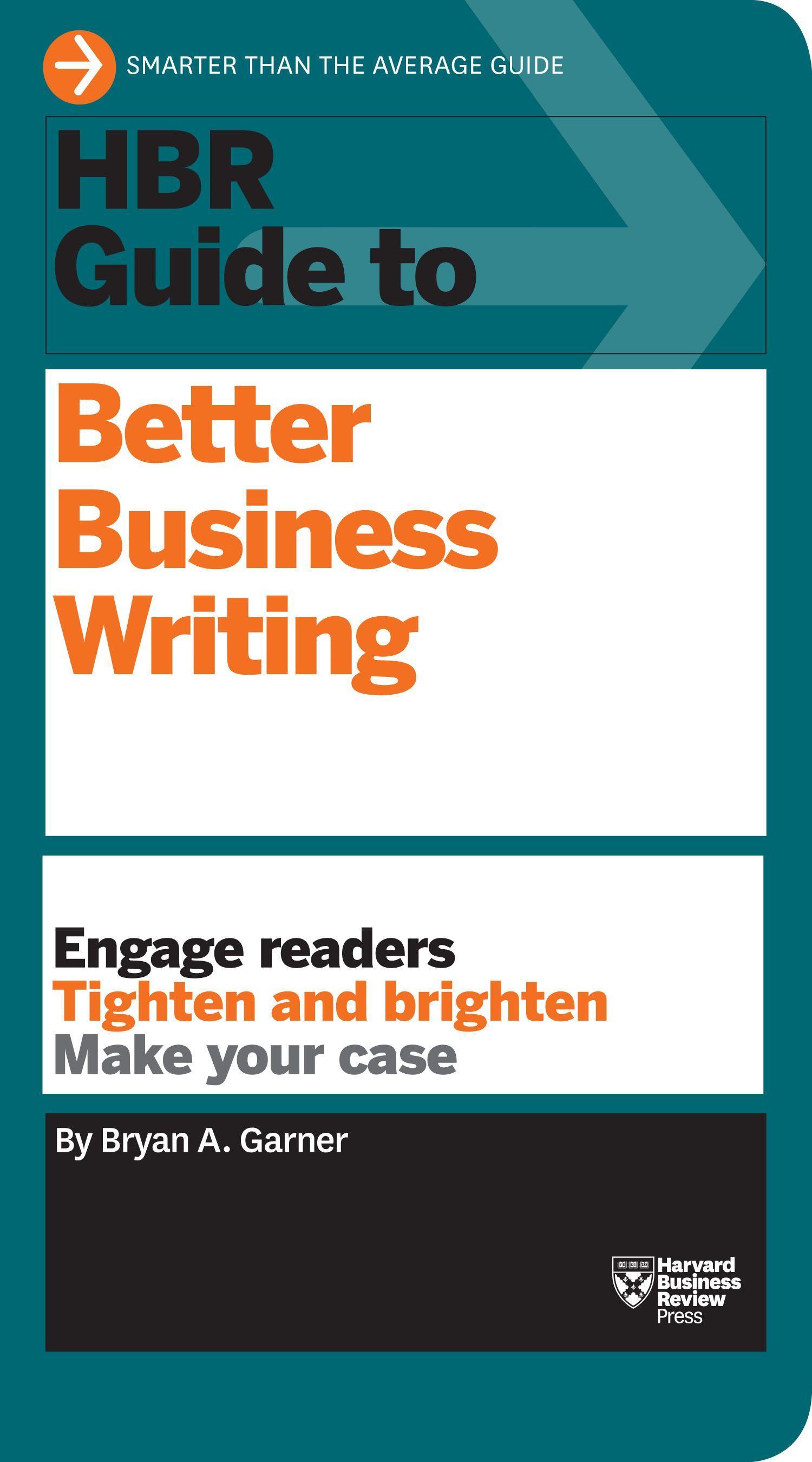 Vorderes Coverbild HBR Guide to Better Business Writing (HBR Guide Series)